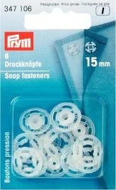 Endast idag Tryckknappar (fastsys) av plast genomskinliga