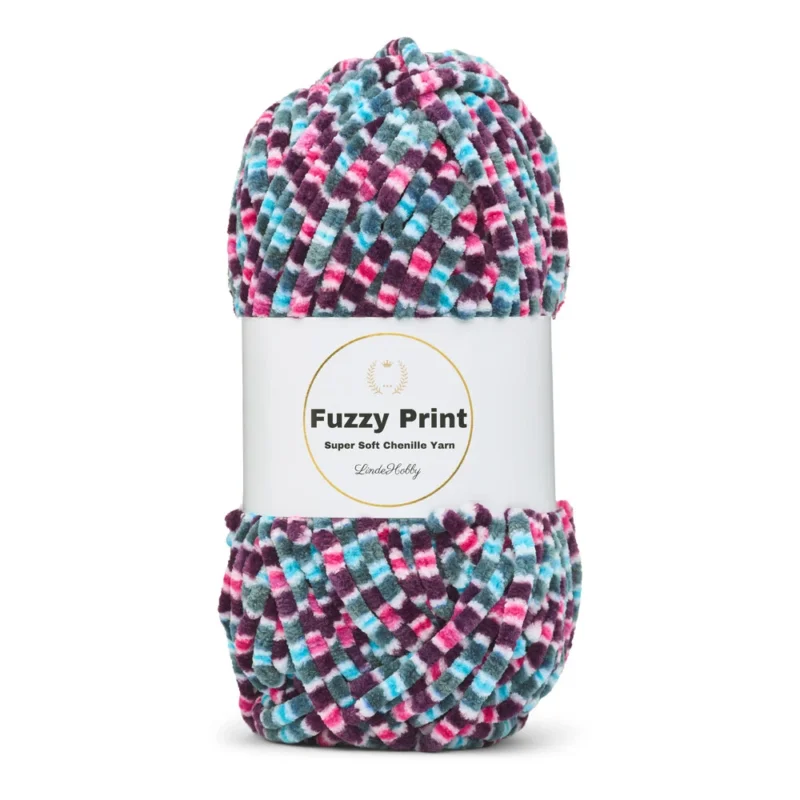 Erbjudande LindeHobby Fuzzy Chenille Print