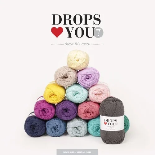 DROPS Loves You 7 Garnpaket - 19 nystan Trygg betalning
