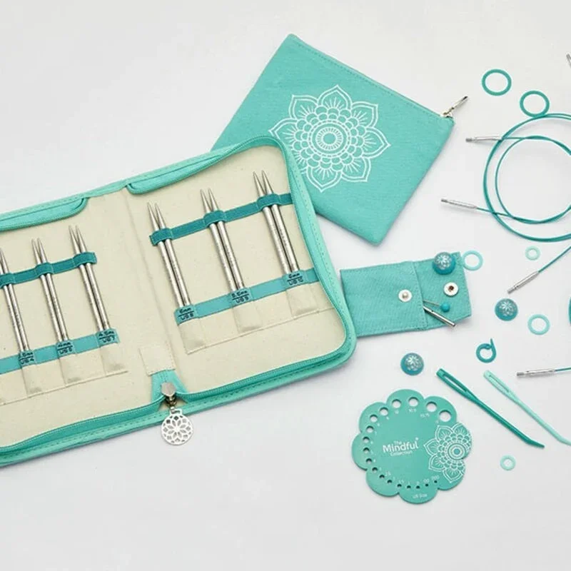 Endast idag KnitPro Mindful Collection Utbytbara Rundstickor Set Believe