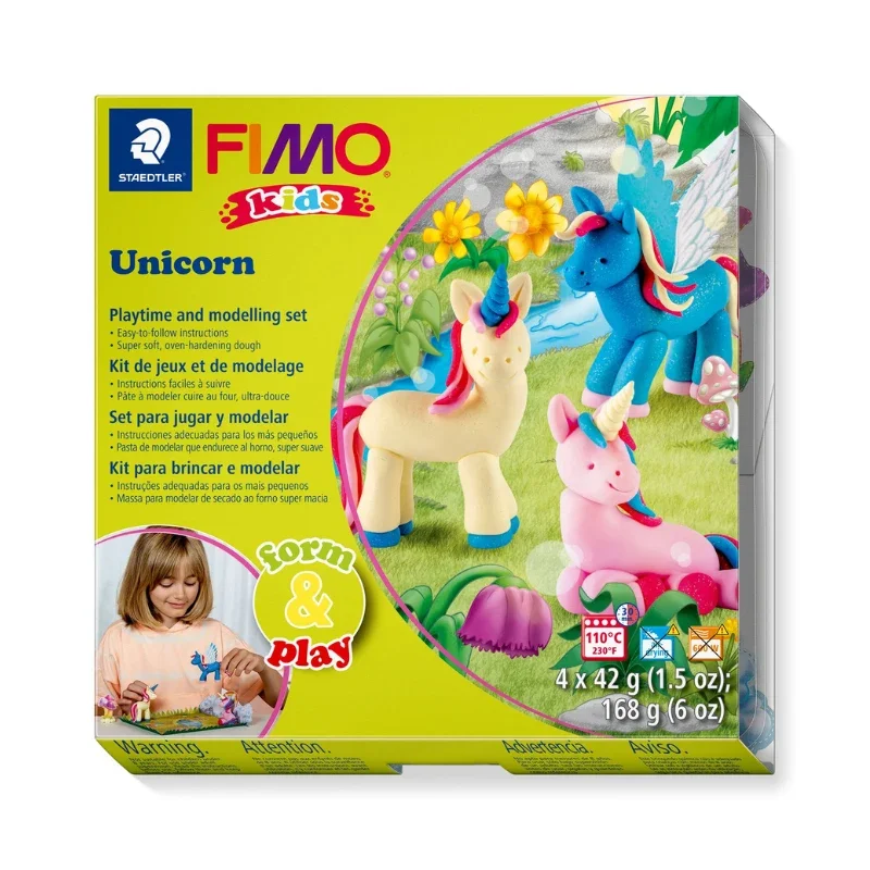 Rabatter STAEDTLER Fimo Kids Form&Play Enhörningssats