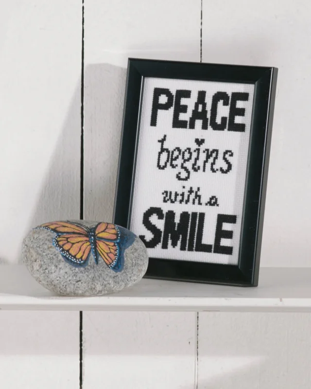 Broderikit Peace 9 x 14 cm Handla nu
