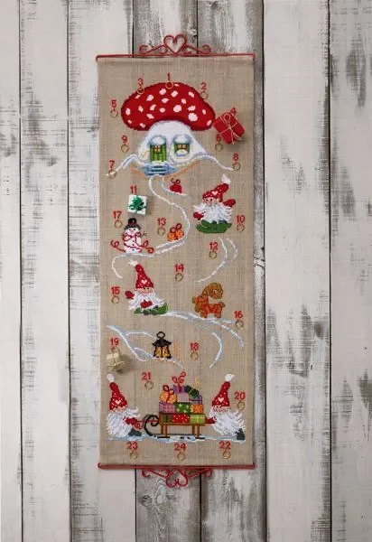 Kampanjpris Broderikit Paddpall och tomtar
