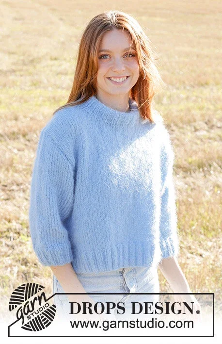 Säker betalning 250-37 Painted Sky Sweater by DROPS Design