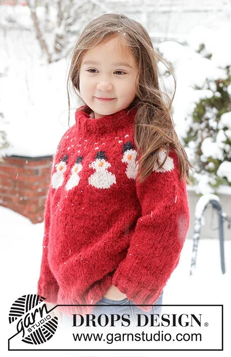 risnedsättning 48-13 Snowman Magic by DROPS Design