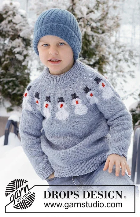 Beställ idag 48-14 Snowman Magic by DROPS Design