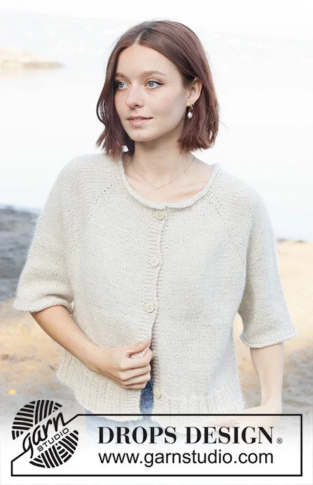 Reapris 259-44 Misty Hill Cardigan by DROPS Design