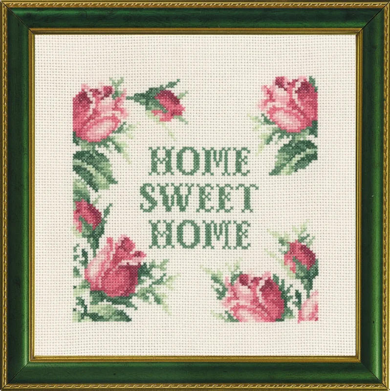 Broderikit Home sweet home 5420/01 20x20 cm Premium