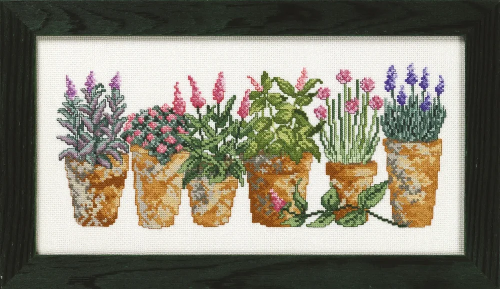 Begränsad tid Broderikit Kryddörter 33 x 17 cm R5328