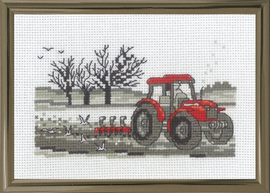 Endast idag Broderikit Traktor R5794 15 x 10 cm