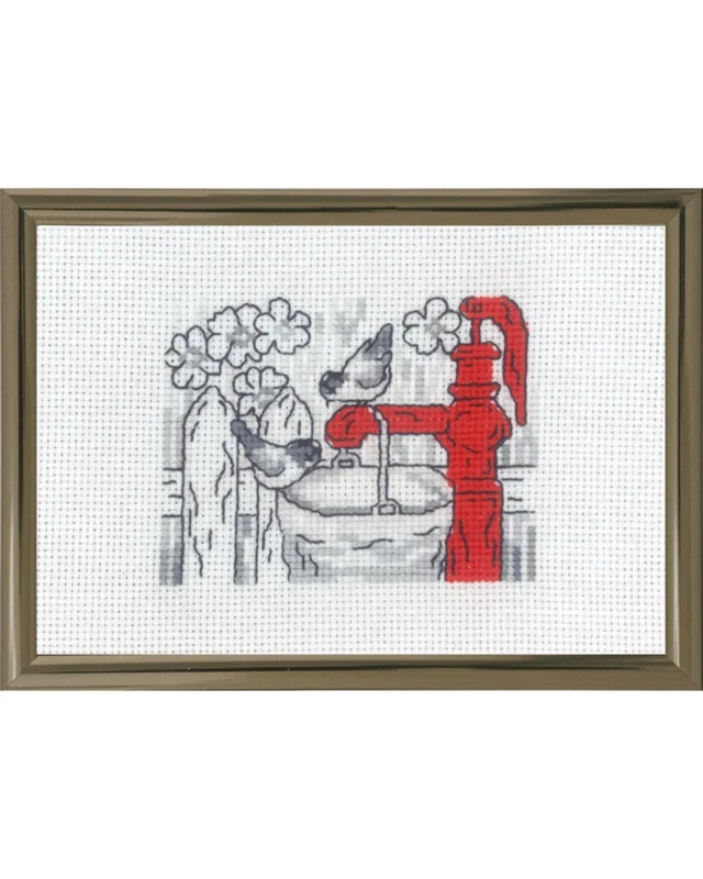 Handla nu Broderikit Vattenpost R5794 10 x 15 cm