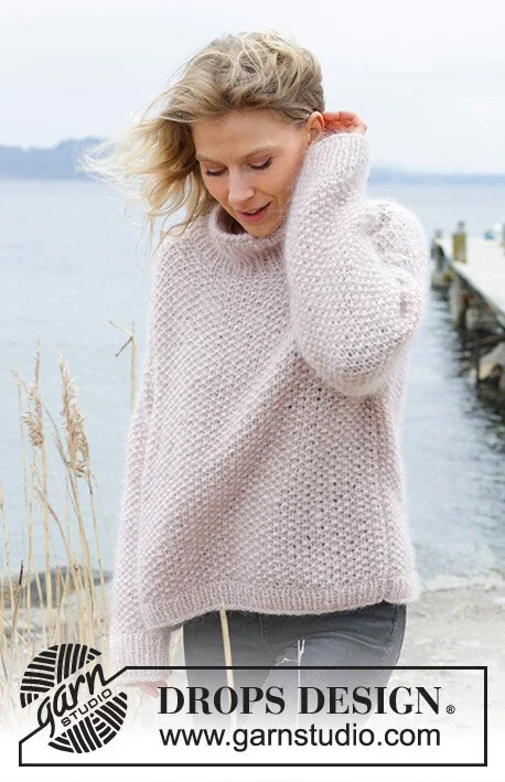 243-16 Dandelion Wish Sweater by DROPS Design Fynd