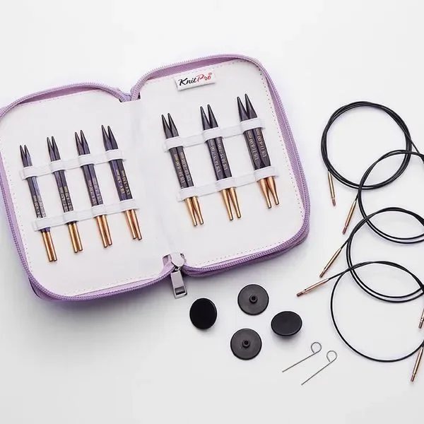 Billig KnitPro J’adore Cubics Utbytbara Rundstickor Set Special