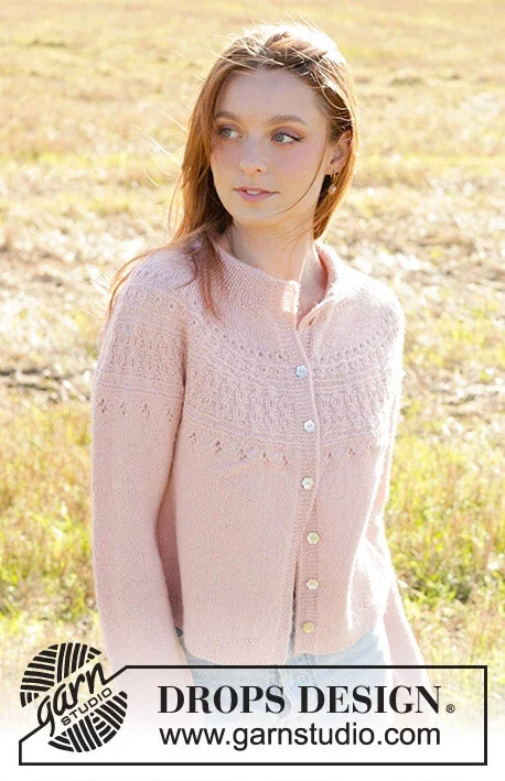 Begränsat erbjudande 248-25 Quilting Bee Cardigan by DROPS Design