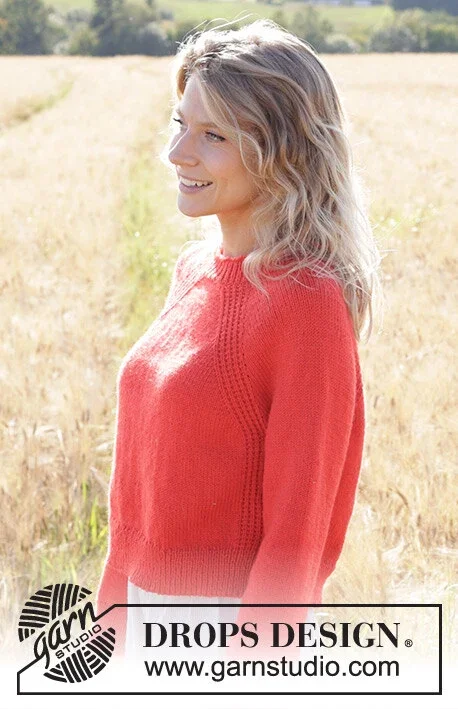 Sänkt pris 248-10 Red Sunrise by DROPS Design