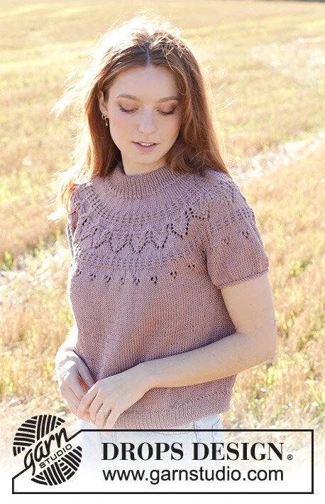 Begränsat erbjudande 248-29 Plum Love by DROPS Design