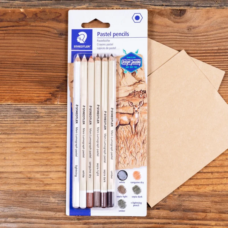 STAEDTLER mars lumograph pastellpennor, 6 st Fri frakt