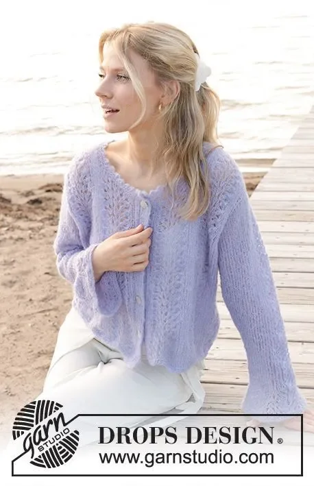 Expressleverans 241-30 Trip to Provence Cardigan by DROPS Design