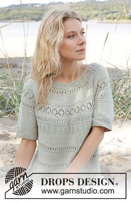 239-26 Green Grove Tee by DROPS Design Kundfavorit
