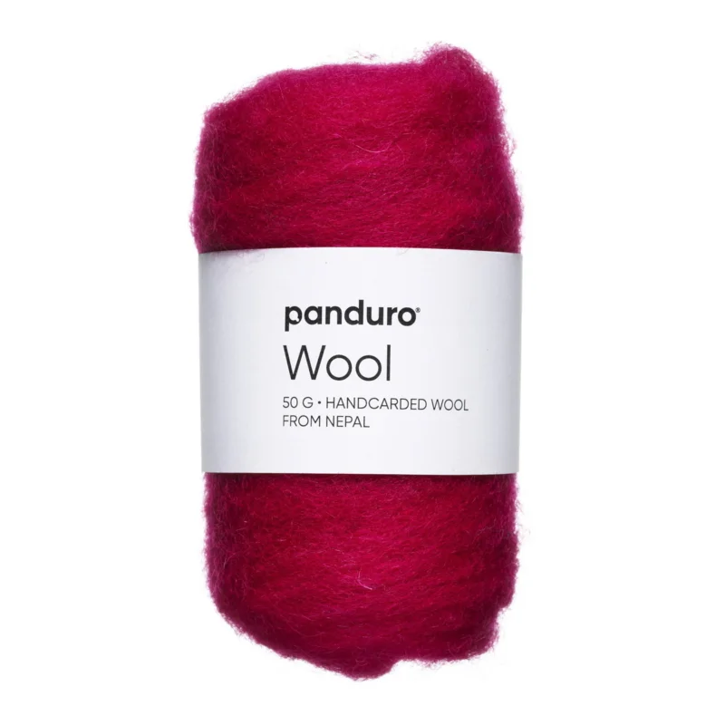 Kardad ull 50 g fuchsia Extra rabatt
