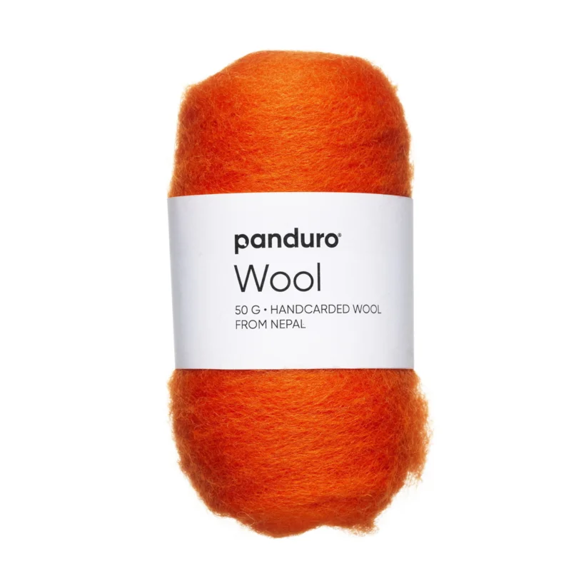 Kardad ull 50 g orange Köp nu