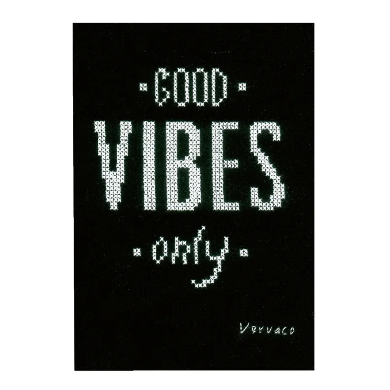 risnedsättning Broderikit Good vibes only