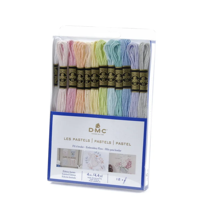 Outlet DMC Moulinégarn 12-pack Pastels