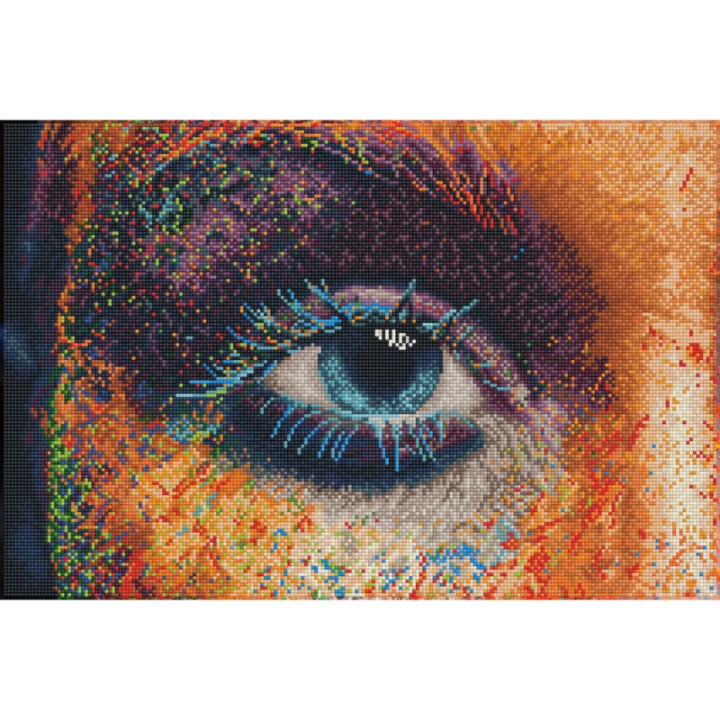 Kampanj Diamond Dotz Love 2 See Rainbow – diamond painting, 60x40 cm, 29540 dotz