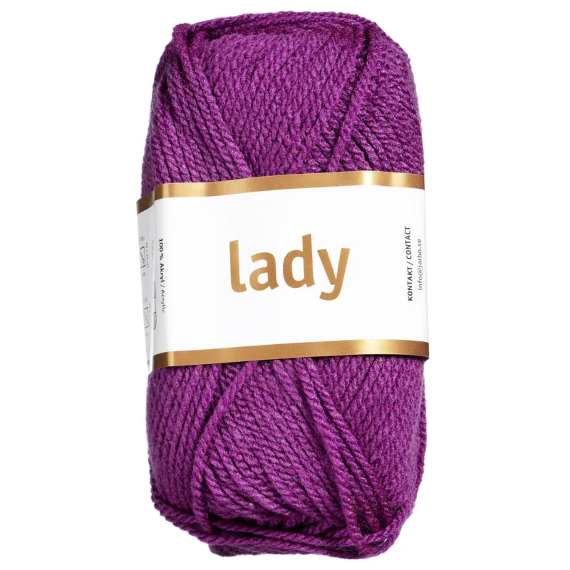 Populärt val Garn Järbo Lady 50g lila – 44221 Mauve orchid
