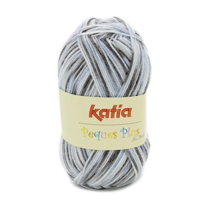 Fri frakt Garn Peques Plus 50g blågrå