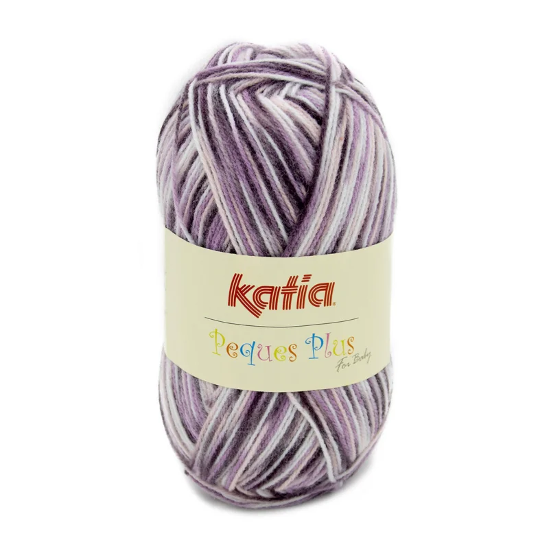 Garn Peques Plus 50g lila Erbjudandepris