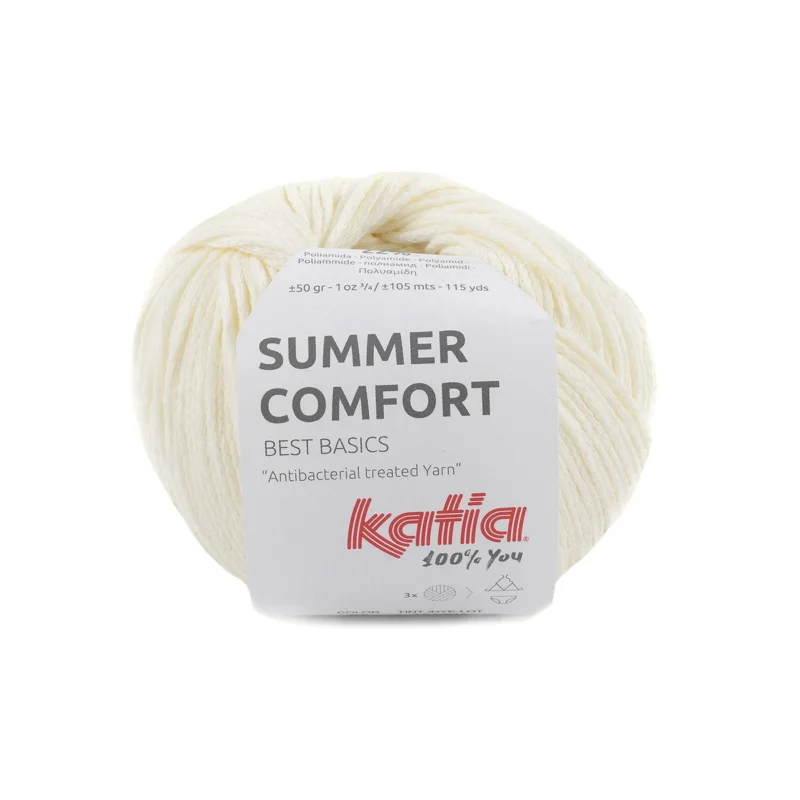 Rabatt Garn Summer Comfort 50g oblekt