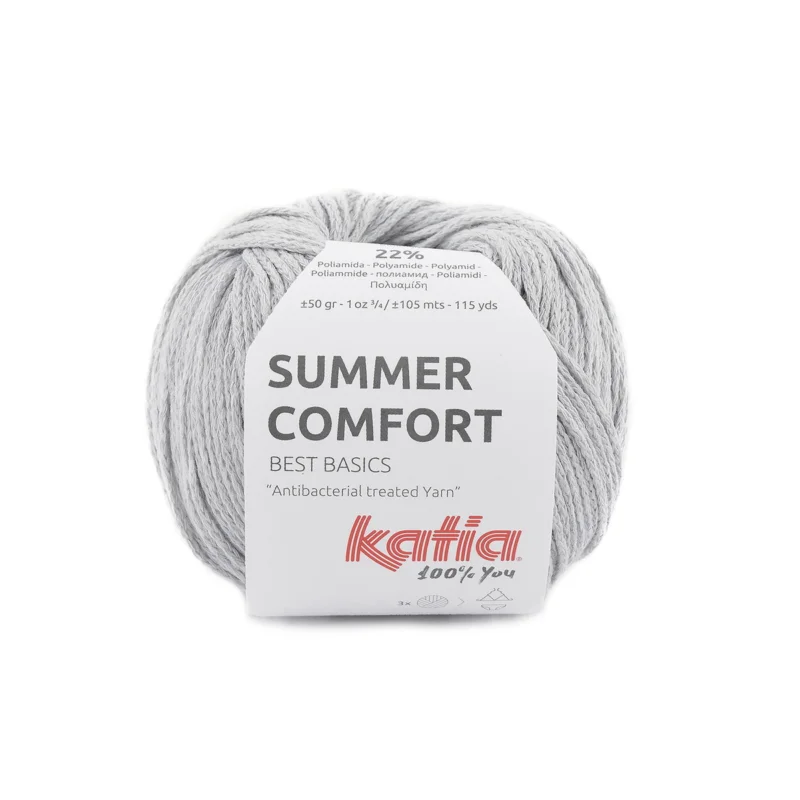 Garn Summer Comfort 50g ljusgrå Beställ idag