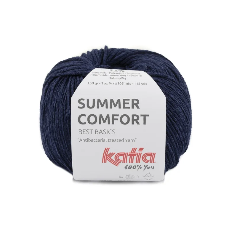 Garn Summer Comfort 50g m.blå Endast idag