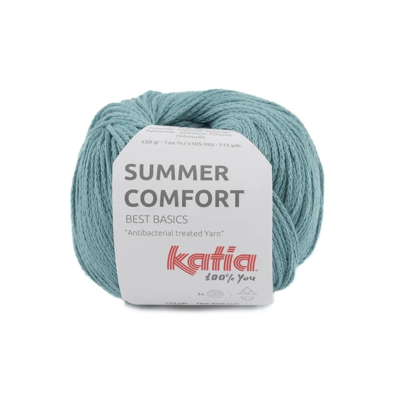 Nedsatt pris Garn Summer Comfort 50g turkos