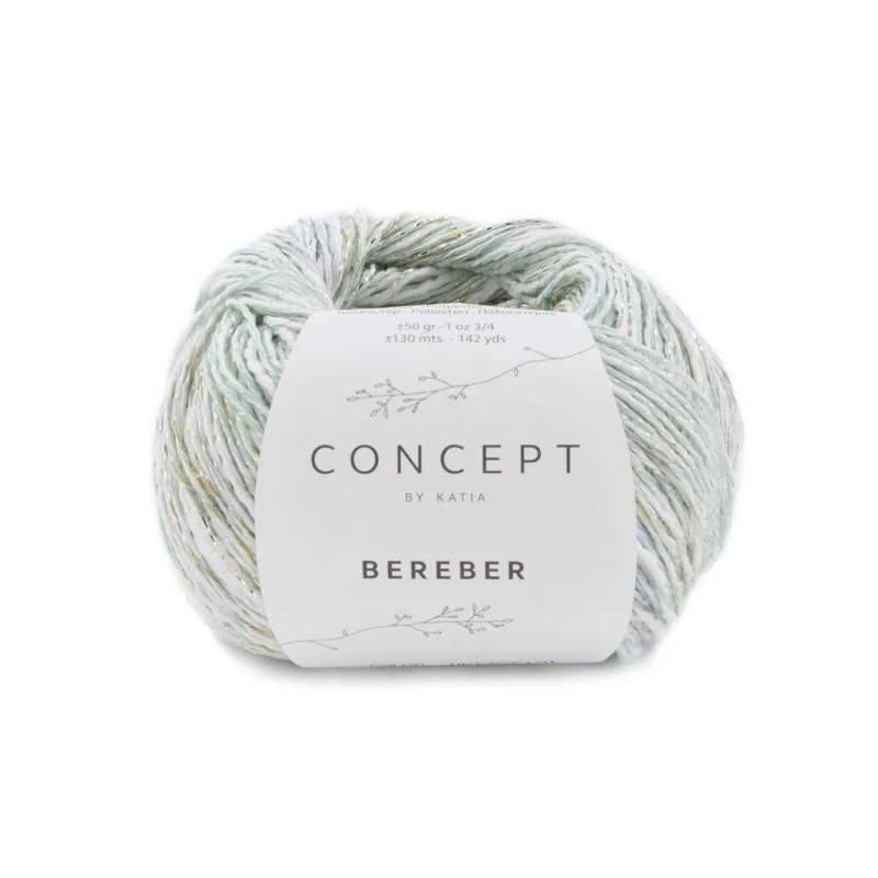 Garn Bereber 50g grön Lågt pris