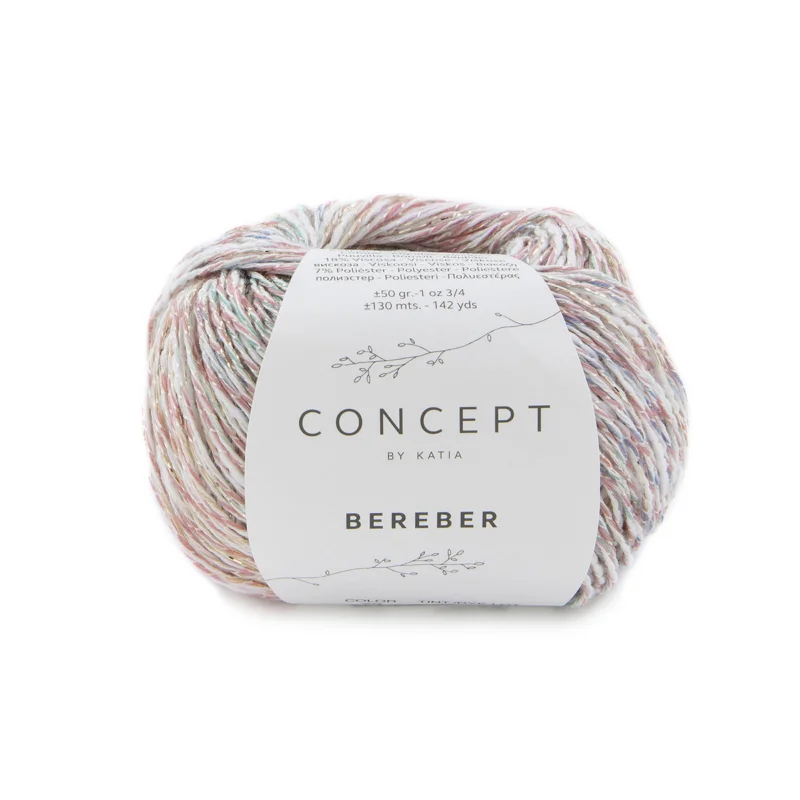Garn Bereber 50g rosa Rabatt