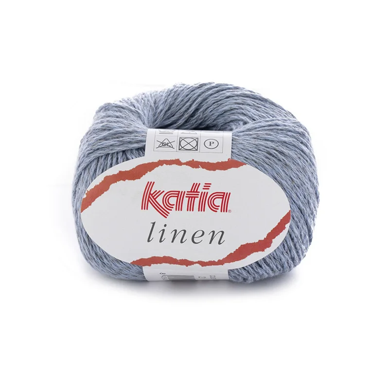 Garn Linen 50g ljusblå Populär