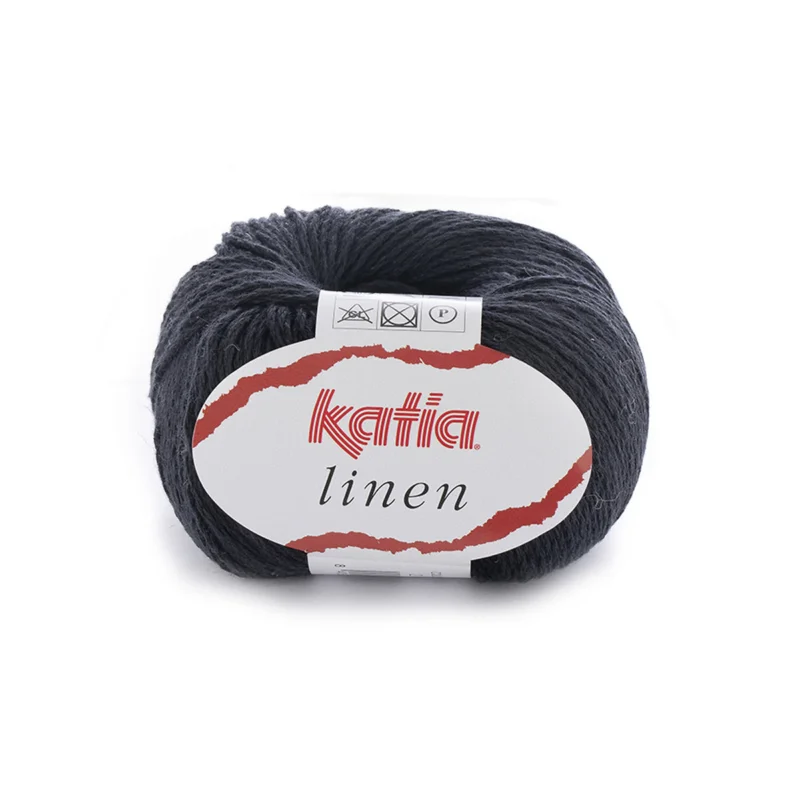 Lägg i varukorgen Garn Linen 50g svart