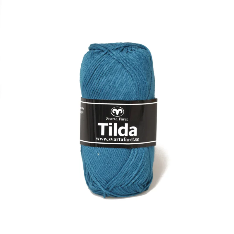 Köp online Garn Svarta Fåret Tilda 50g petrol – Dragonfly blue 88