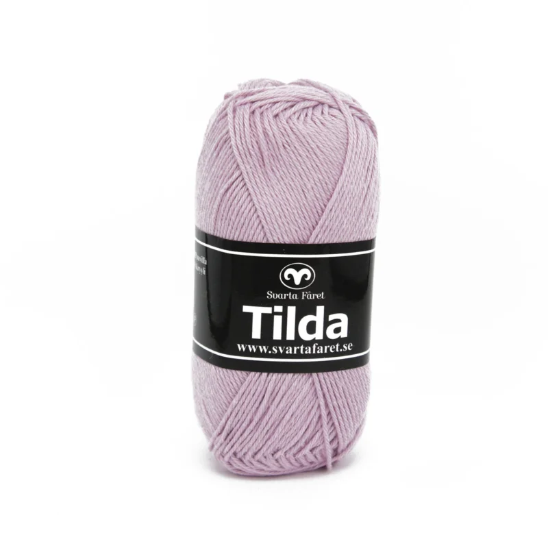 Garn Svarta Fåret Tilda 50g ljus lila/rosa – Dusty violet 560 Nyhet
