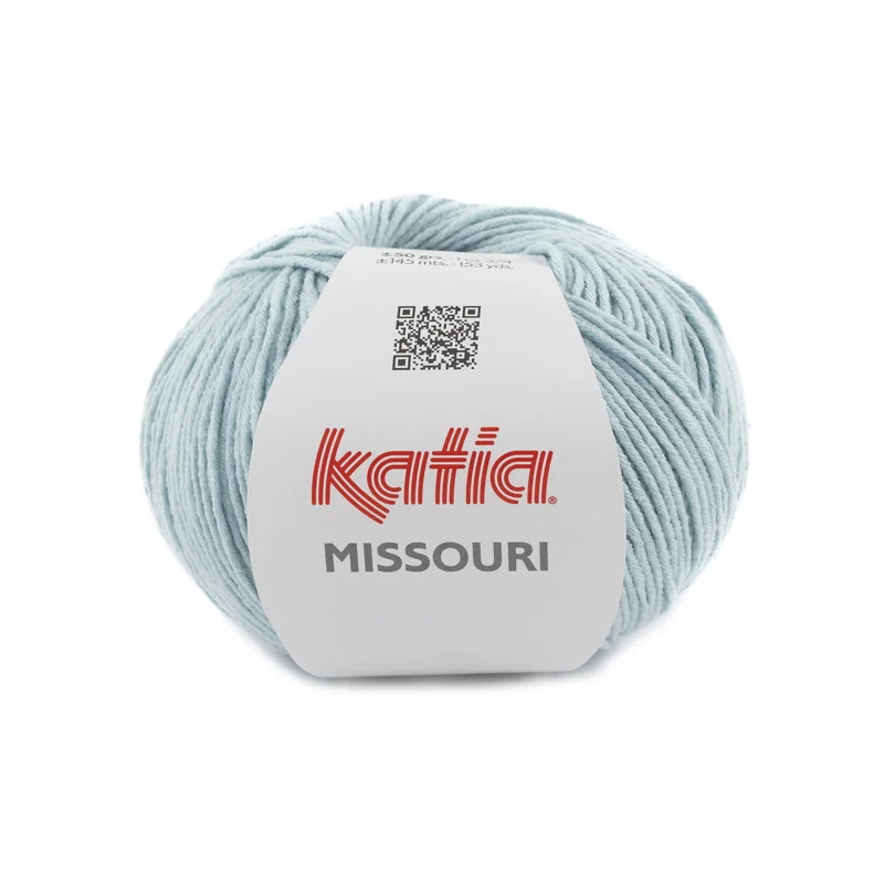 Trygg betalning Garn Missouri 50g lj. aqua