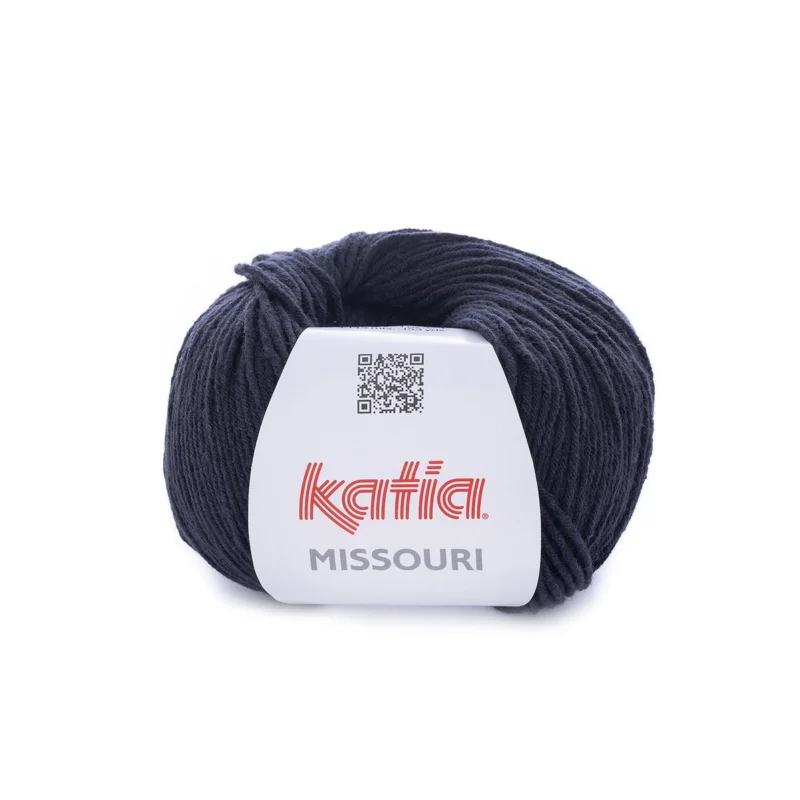 Billig Garn Missouri 50g svart
