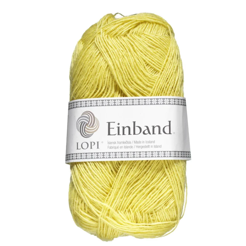 Utförsäljning Garn Istex Einband 50g gul – Yellow 1765
