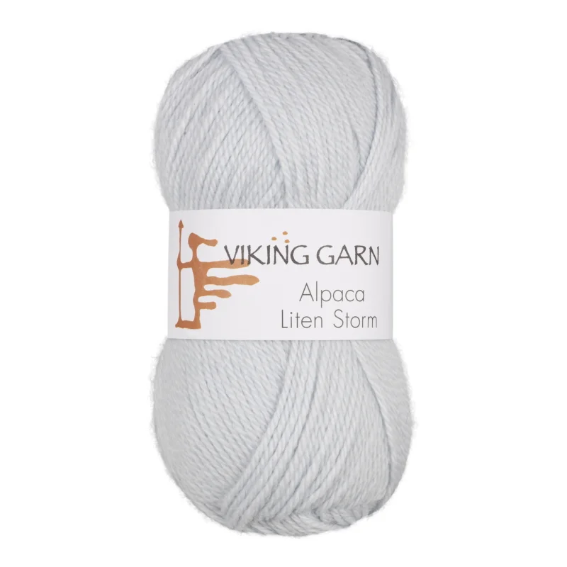 Snabb frakt Viking Garn Alpaca Liten Storm 50g ljusblå 720