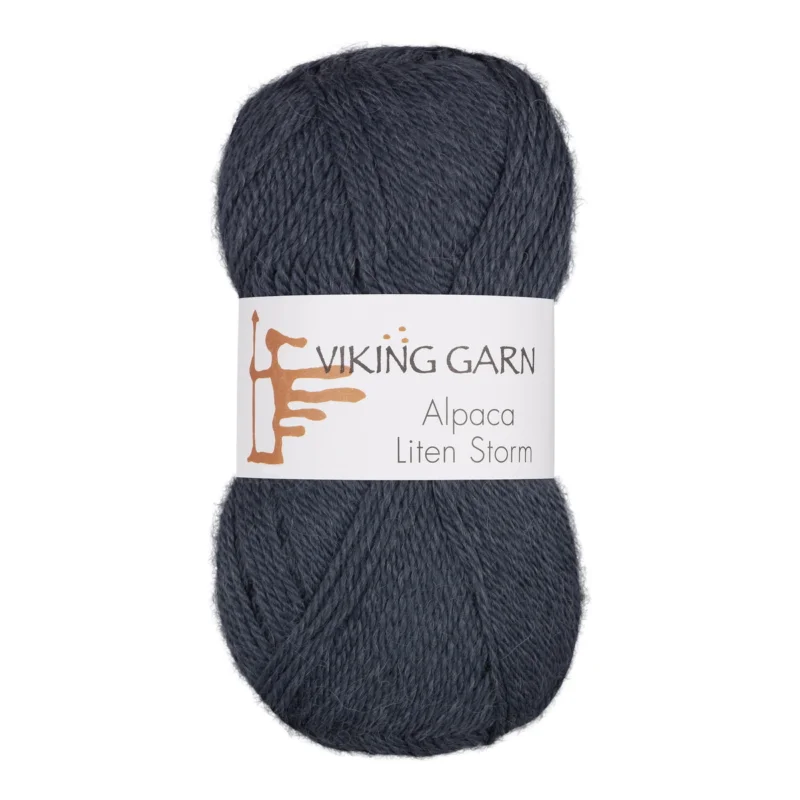 Viking Garn Alpaca Liten Storm 50g jeansblå 727 Nyhet