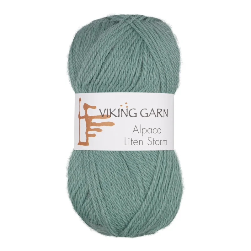 Populär Viking Garn Alpaca Liten Storm 50g petrol 738