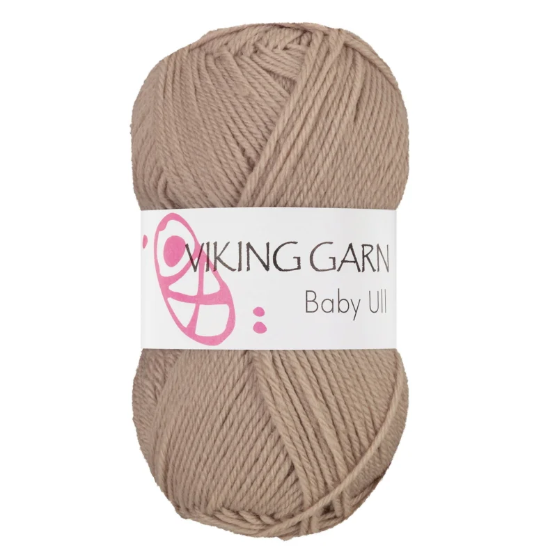Begränsad tid Viking Garn Baby Ull 50g beige 307