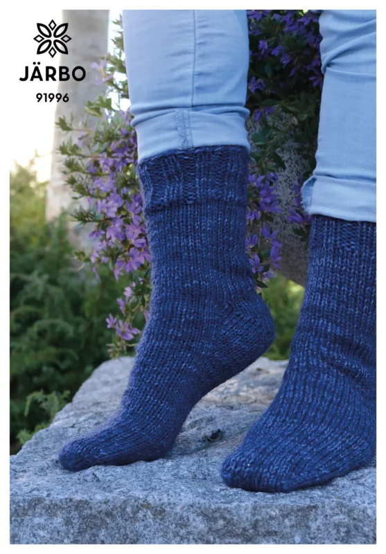 Populär Mönster Tå-upp-socka med fleegle heel (91996)