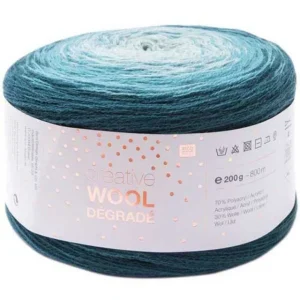 WOOL DEGRADÉ Turkos 003 Reapris